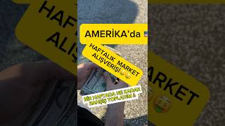 AMERİKA’da 🇺🇸BAHŞİŞLERİMLE MARKET ALIŞVERİŞİ💰amerika workandtravel shopping alışveriş market [upl. by Nally]