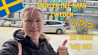 ZO NEMEN WE AL ONZE SPULLEN MEE NAAR ZWEDEN  EMIGREREN NAAR ZWEDEN VLOG 50 [upl. by Nannek]