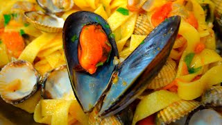 ✅ Cómo hacer PASTA FRUTTI DI MARE ▶ Receta pasta [upl. by Ardin326]