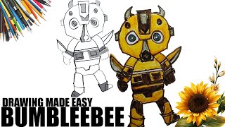 Bumblebee Drawing Made Easy in 10 Minutes [upl. by Wavell]