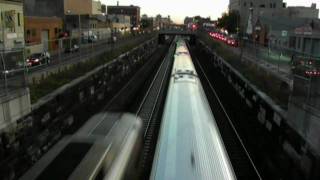 MetroNorth Late PM Rush Hour Action at Tremont The Bronx HD [upl. by Garratt]