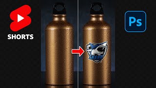 🧴 How To Place a Logo Onto a Bottle In Photoshop [upl. by Lyred]