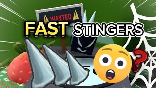 How to get stingers fast Tutorial •Bee Swarm Simulator [upl. by Jewett]