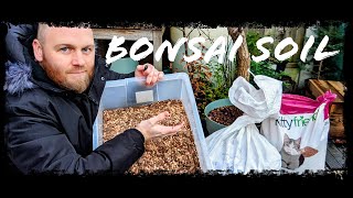 What goes into my Bonsai Soil mix [upl. by Ateloj]