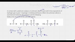 How To Predict Starting Molecule When Ozonolysis Products Are Given Orgo With Mayya [upl. by Nylodnarb]