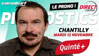 Pronostic Quinté et des courses PMU du Mardi 12 novembre 2024  En partenariat avec GenybetTurf [upl. by Trenna662]