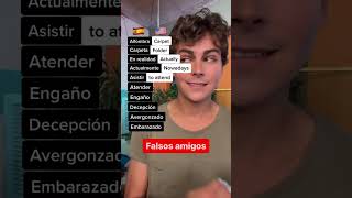 Falsos cognados en inglés 👀 [upl. by Akienahs169]