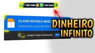 CLASH ROYALE MOD APK DINHEIRO INFINITO ATUALIZADO [upl. by Ainirtak]