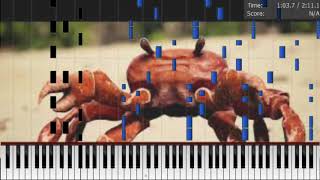 CRAB RAVE REMIX  IN MIDI piano from above [upl. by Loginov]