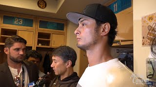 Yu Darvish and Jurickson Profar on painful end to Padres season in NLDS game 5 loss to Dodgers [upl. by Farika952]