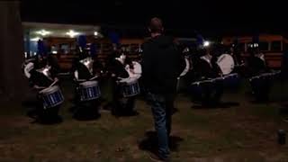 Bunnell Drumline in the lot  Fall 2018 [upl. by Edmon]