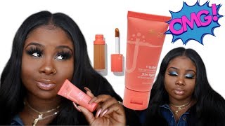 Juvias Place I AM MAGIC FOUNDATION amp CONCEALER Review  DEEP DARK SKIN [upl. by Briscoe]