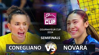 Semifinals of Courmayeur Cup 2024  Prosecco Doc Imoco Conegliano vs Igor Gorgonzola Novara [upl. by Haerle507]