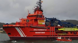 quotDON INDAquot stand by oil spill response vessel amp Salvage CORCUBION BAYGALICIA [upl. by Rocher]