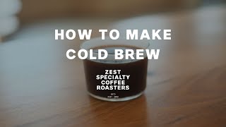 How to Make Cold Brew [upl. by Peadar671]