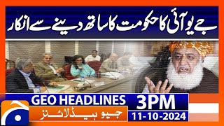 Geo News 3 PM Headlines  12th October 24 [upl. by Newton]