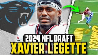 Xavier Legette Highlights 🔵⚫ Welcome to the Panthers [upl. by Januisz]