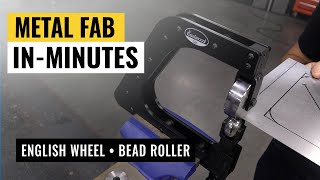 How to Use an English Wheel and Bead Roller  Sheet Metal Fabrication  Eastwood [upl. by Asseneg541]