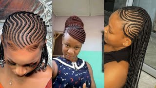 Latest And Best Ghana Weaving Styles For LadiesTop Ghana Weaving Hairstyle You Must Try As a Lady [upl. by Nidya]