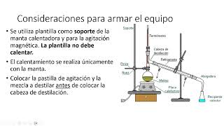 QU0213 Teoría de Laboratorio Destilación Simple y fraccionada [upl. by Zetnas]