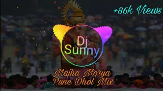 Majha Morya preet bandre Pune dhol Mix DJ Sunny Remix  2018 special full video link description [upl. by Adnac323]