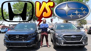 2025 Subaru Outback vs 2025 Honda CRV Is Honda or Subaru Best [upl. by Scammon461]