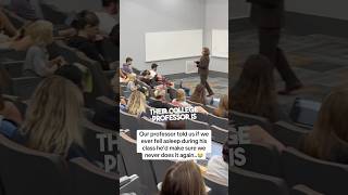 This college professor waking up sleeping students is hilarious 😂 [upl. by Abita]