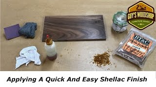 Applying A Quick And Easy Shellac Finish [upl. by Hieronymus370]