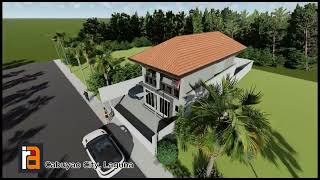 2 storey residential building rest house in cabuyao laguna philippines [upl. by Anailil435]