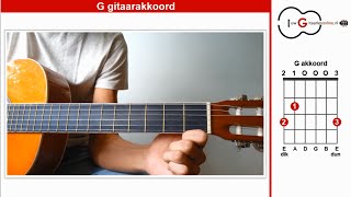 G akkoord gitaar [upl. by Ailen]