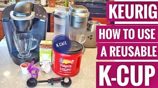 HOW TO USE A REUSABLE KEURIG KCUP To Make Coffee amp Prevent Sediment PERFECT POD Filters KClassic [upl. by Locin]