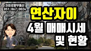 연산자이 4월매매시세 및 매매현황연산자이 자이로얄부동산0518670024 [upl. by Ysset]