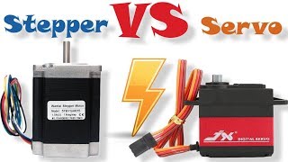 مقارنة شاملة بين المحرك الخطوي و السيرفو موتور Stepper Motor VS Servo Motor [upl. by Arral88]