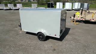 Cargo Mate SSV 5x10 Enclosed Cargo Trailer  AAA Trailer  Howell MI [upl. by Odnamra]