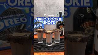 Oreo Cookie Shots 🍪 shots drinks oreocookies [upl. by Uht386]