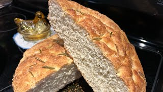 Focaccia Bread  EASY and no kneading It checks all the boxes recipe bread homemade [upl. by Derzon651]