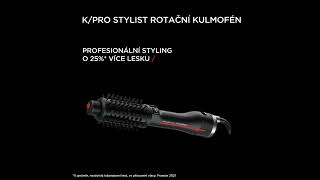 CZRotační kartáč ROWENTA x KARL LAGERFELD CF961LF0  Profesionální styling o 25 lesklejší vlasy [upl. by Naahsar]