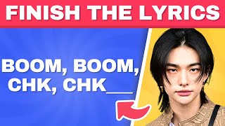 FINISH THE LYRICS KPOP SONGS  MUSIC QUIZ 2024 [upl. by Anrym]