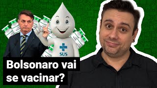 ACUADO BOLSONARO COGITA ATÉ ESTENDER O BRAÇO PARA ZÉ GOTINHA  Manda no Zap [upl. by Dacey]