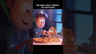 My Sister When I Offered Her Some Food garfield funny memes [upl. by Russi]