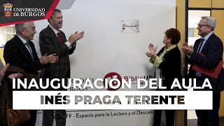 Inauguración del Aula Inés Praga Terente [upl. by Naie]