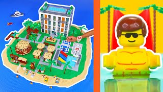 I built a LEGO PRIVATE ISLAND [upl. by Iridis]