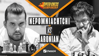 Nepomniachtchi vs Aronian  Speed Chess Championship  Josefine Heinemann und Sonja Bluhm [upl. by Ahsyen15]