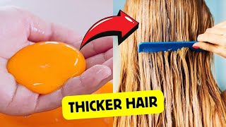 How to Get Thicker Hair Naturally Thicker Hair Home Remedy [upl. by Licko]