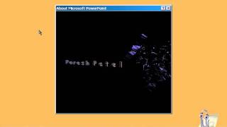 PowerPoint 2000 Easter Egg  Development Team [upl. by Evatsug]