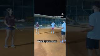 Elbet yakalayamam beyefendi tenis tenisvideo yakalayamadınız yarışma [upl. by Oinoitna354]