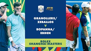 M GranollersH Zeballos vs R BopannaM Ebden Highlights  Rolex Shanghai Masters 2023 [upl. by Hepzi]