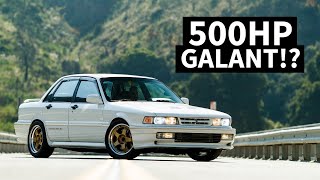 BIG Turbo 500hp Galant VR4 AKA the Mitsubishi Evos Grandfather [upl. by Notirb]