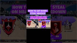 How to get steals nba2k25 nba2k25 2k25 2k shorts [upl. by Inama]