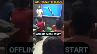 Info Trade ITI Classes  Fitter Machinist Turner Offline Class ititrade motivation education [upl. by Morra]